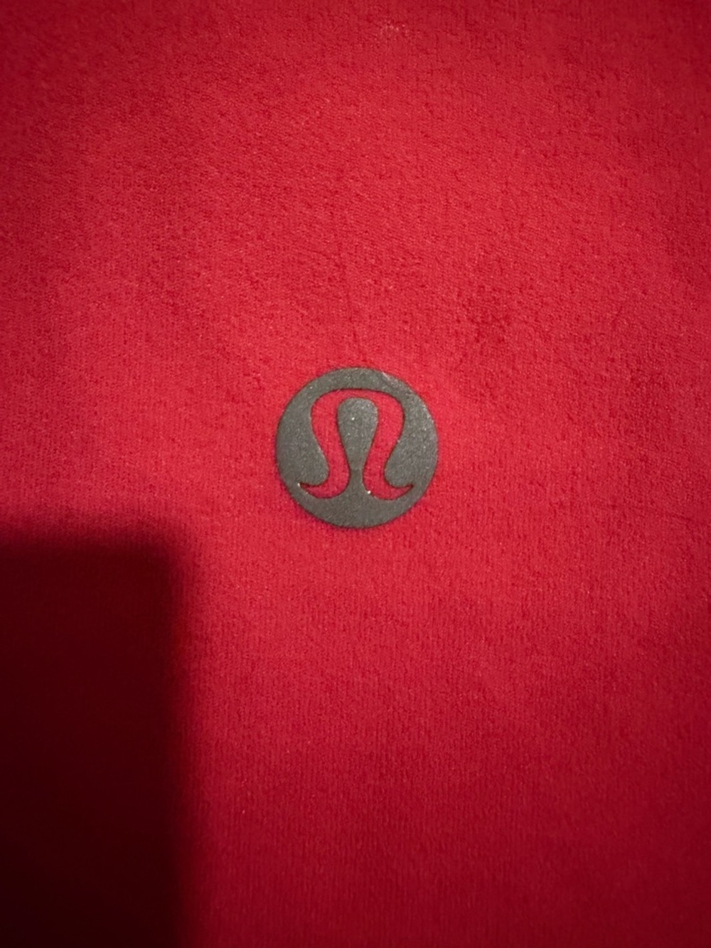 lululemon athletica Red Tank Top with Black Logo